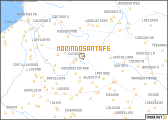 map of Morindó Santa Fe