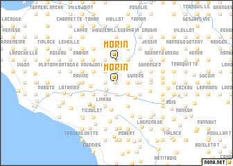 map of Morin