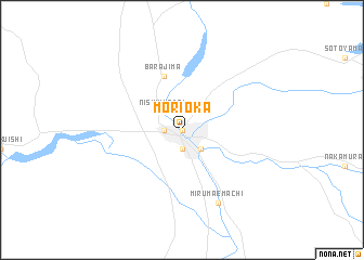 map of Morioka