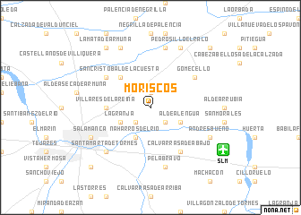 map of Moriscos