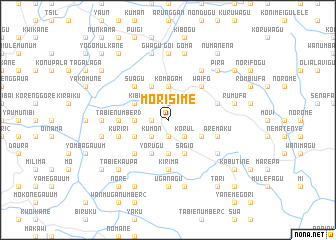 map of Morisime