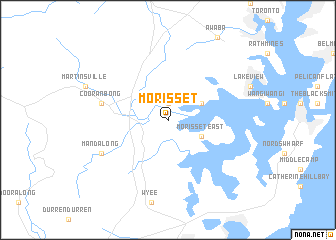 map of Morisset