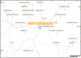 map of Moritiendougou