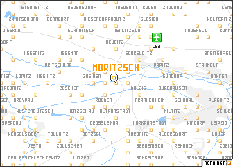 map of Möritzsch