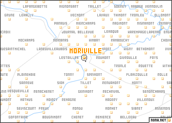 map of Moriville