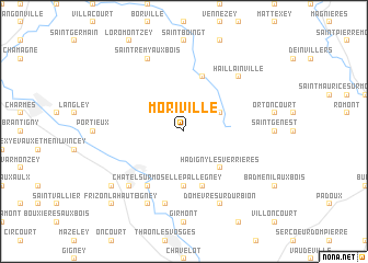 map of Moriville