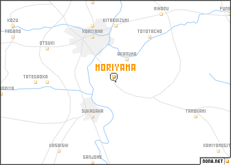 map of Moriyama