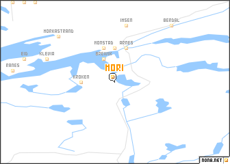 map of Møri