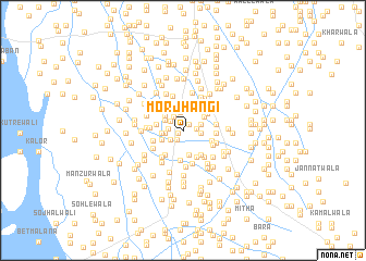 map of Mor Jhangi