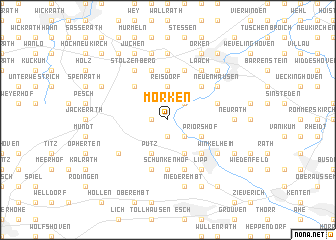 map of Morken