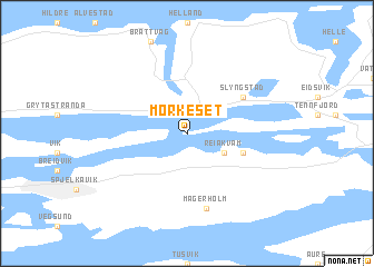 map of Mørkeset