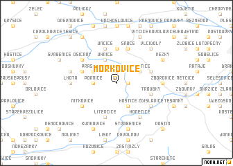 map of Morkovice