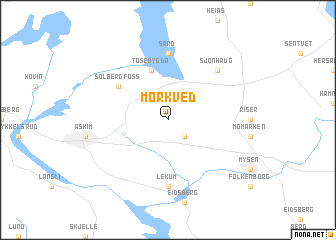 map of Mørkved