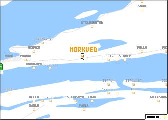 map of Mørkved