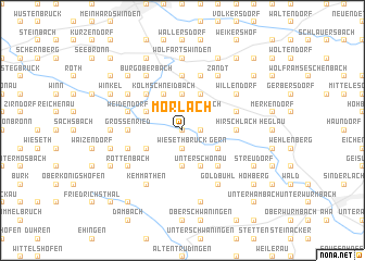 map of Mörlach
