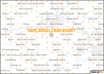 map of Morlanwelz-Mariemont