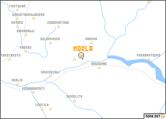 map of Morla