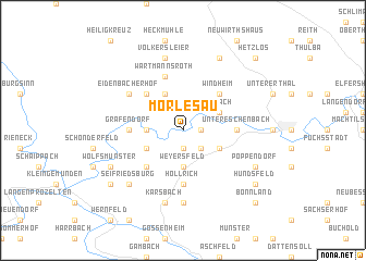 map of Morlesau