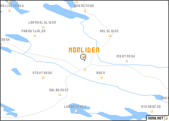 map of Morliden