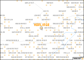 map of Morlinge