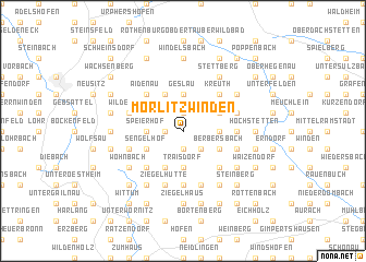 map of Morlitzwinden