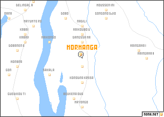 map of Mormanga