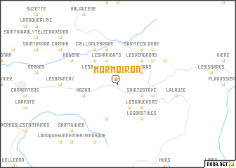 map of Mormoiron