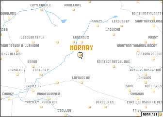 map of Mornay