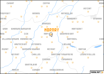 map of Mornay