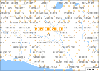 map of Morne à Brûler
