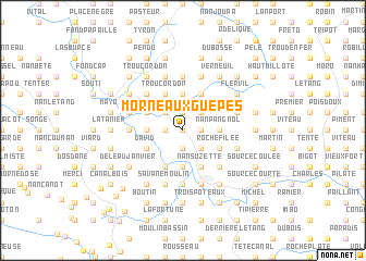 map of Morne aux Guêpes