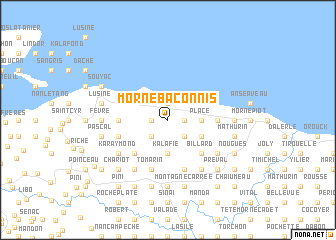 map of Morne Baconnis