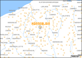 map of Morne Blain