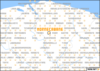 map of Morne Cabane