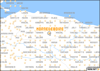 map of Morne Déboire