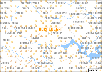 map of Morne Dégat