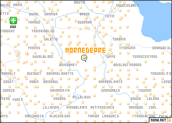 map of Morne Dépré