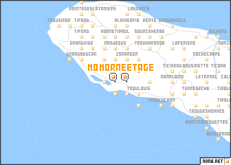 map of Morne Étagé