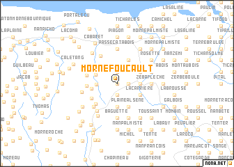 map of Morne Foucault