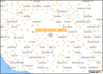 map of Morne Marchand