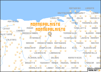 map of Morne Palmiste