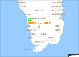 map of Morne Prosper