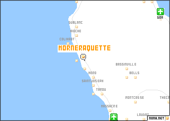 map of Morne Raquette