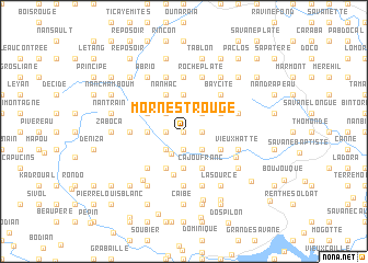 map of Morne Strouge