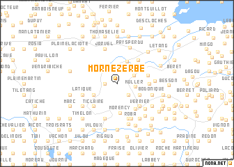 map of Morne Zerbe