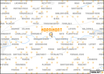 map of Mornimont