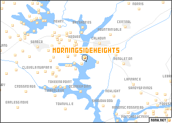 map of Morningside Heights