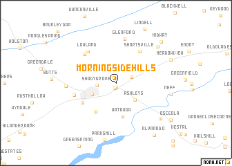 map of Morningside Hills