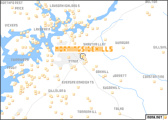 map of Morning Side Hills