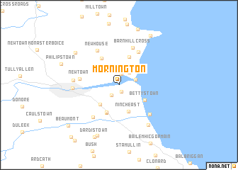 map of Mornington